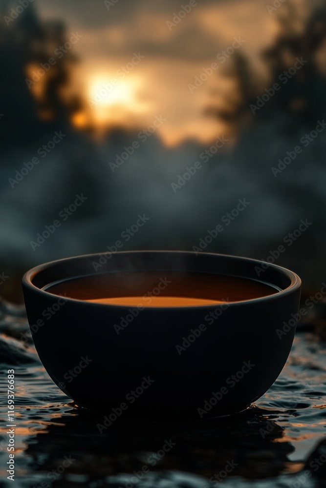 Sunrise Hot Beverage in a Bowl Sunrise Hot Beverage in a Bowl