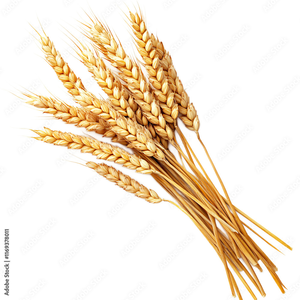 Wheat isolated on transparent background Wheat isolated on transparent background
