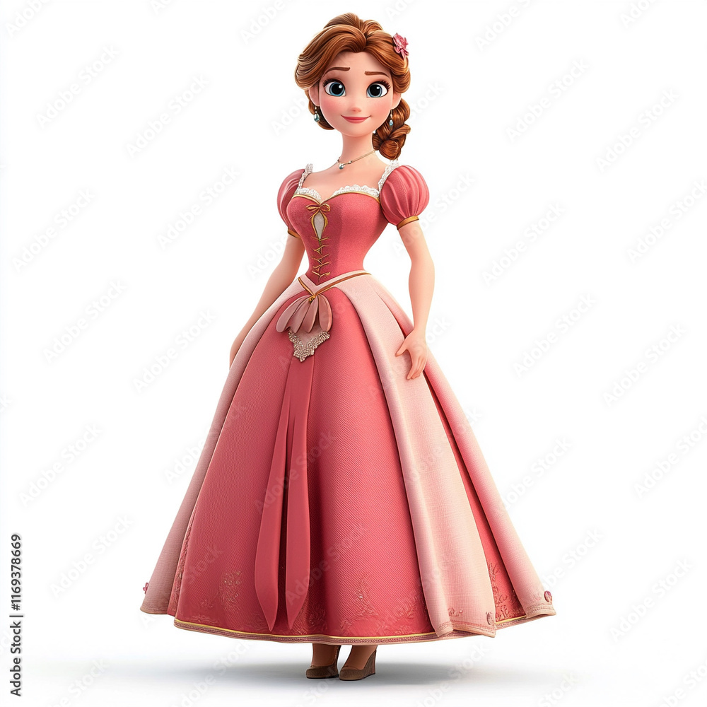 girl in a pink dress girl in a pink dress