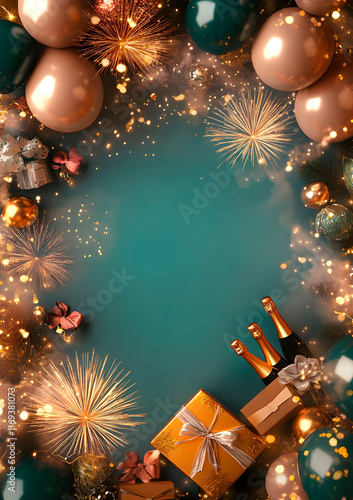 Christmas theme background photo