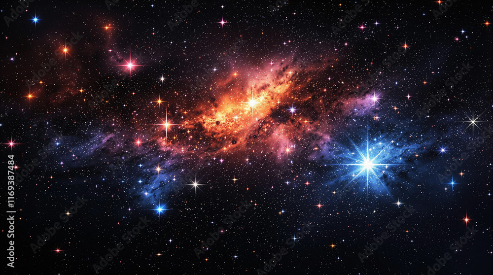 Star Cluster Sparkling Space | Space, Galaxy, and Universe Wallpaper Background