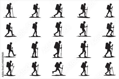 Hiking Adventures Icon Bundle