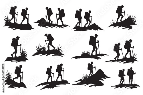 Hiking Adventures Icon Bundle
