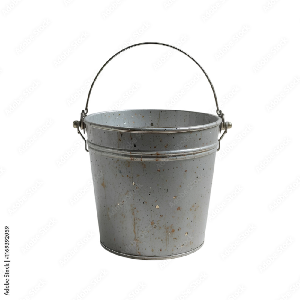 Empty metal bucket Empty metal bucket