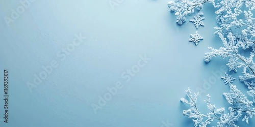 Snowy Branches and Snowflak...
