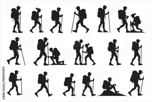 Hiking Adventures Icon Bundle