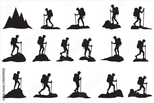 Hiking Adventures Icon Bundle