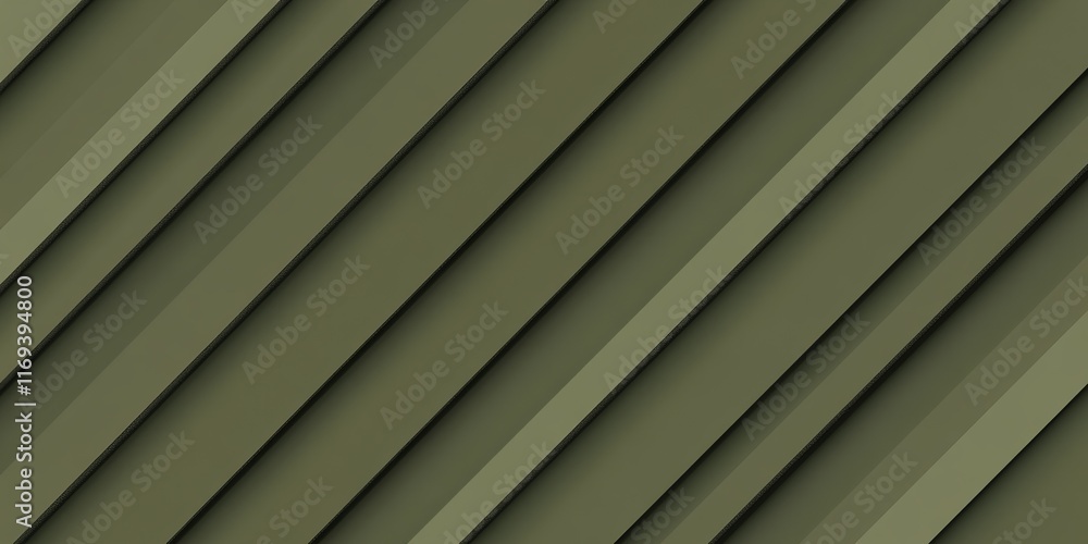 Obraz premium Abstract Diagonal Olive Green Lines Pattern
