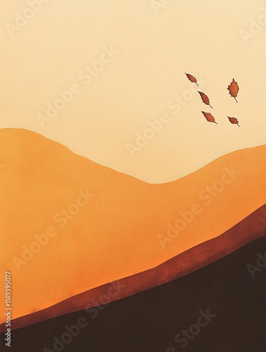 Autumn Leaves Drifting Over...