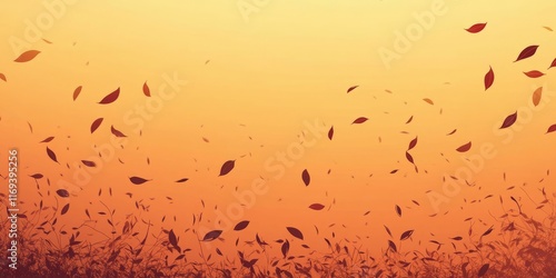 Falling Autumn Leaves Above...