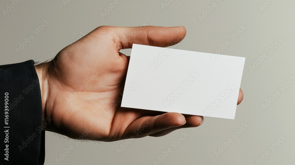 Business card exchange opportunity professional setting image of hand minimalist background close-up networking concept Business card exchange opportunity professional setting image of hand minimalist background close-up networking concept