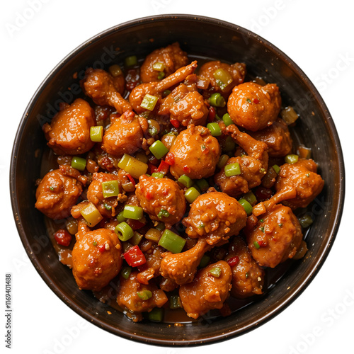 Delicious Sesame Glazed Chicken Wings and rice