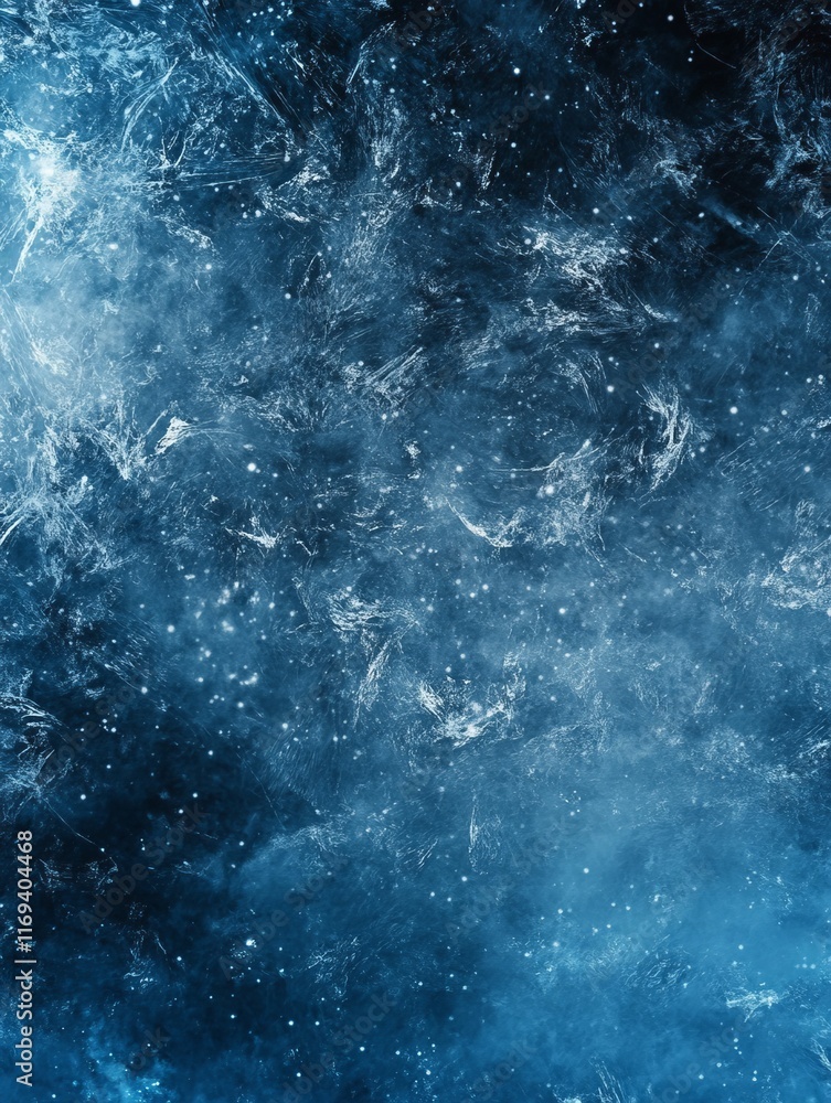 Obraz premium Abstract Blue Ice Texture Winter Background