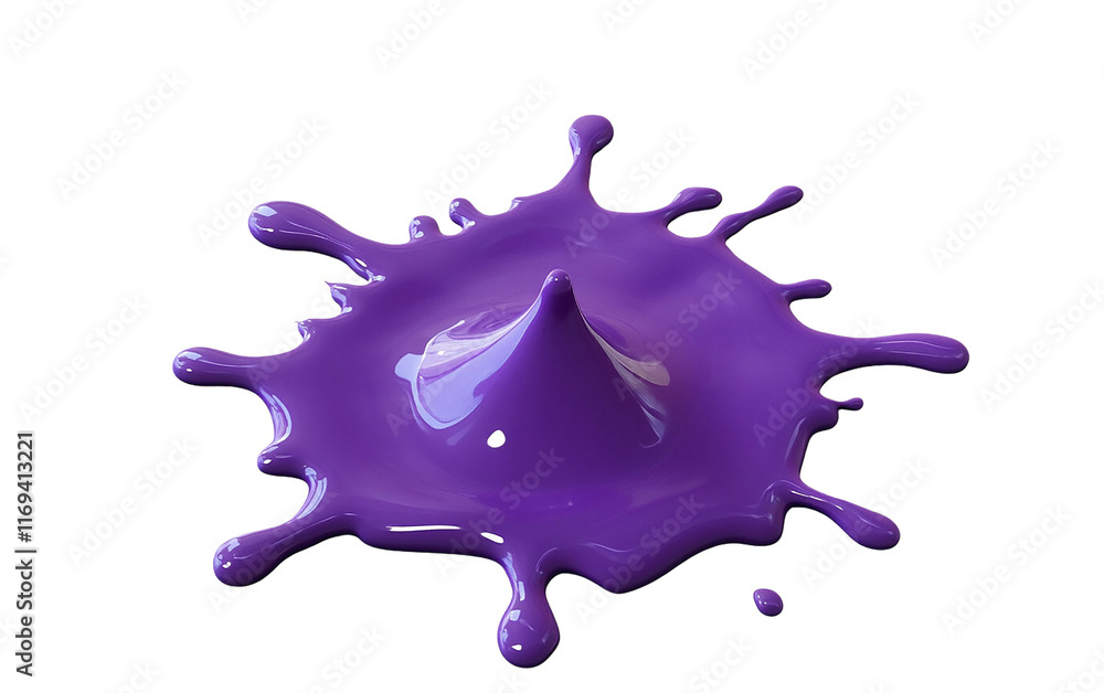 Minimalistic single violet paint splash on a clean white background, ideal for modern designs, artistic projects, and creative visual content.
Minimalistic single violet paint splash on a clean white background, ideal for modern designs, artistic projects, and creative visual content.