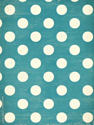 Teal background with off wh...
