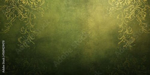 Olive Green Background With...