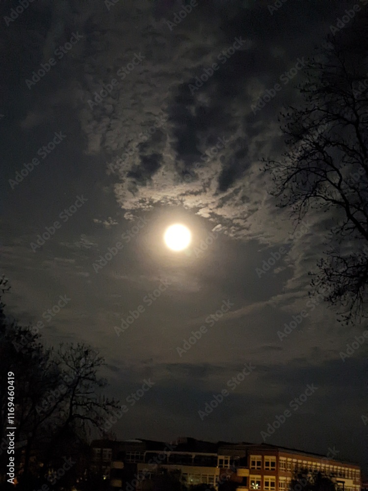 moon over the clouds moon over the clouds
