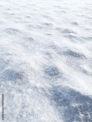 Undulating White Snow Field...
