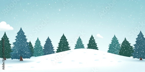 Snowy Winter Landscape Feat...