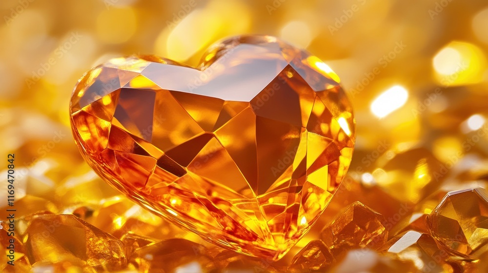 Golden Heart Gemstone: A Symbol of Love and Luxury Golden Heart Gemstone: A Symbol of Love and Luxury