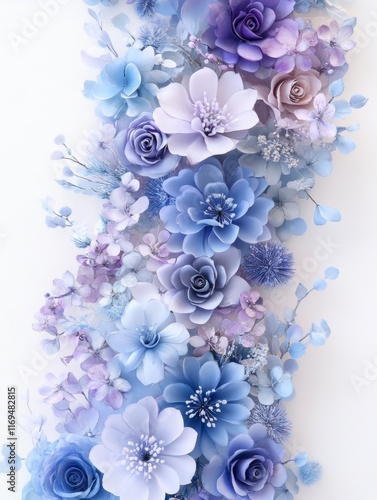 Delicate Paper Flowers in S...