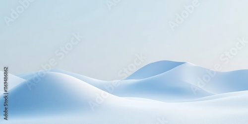 Serene Blue Undulating Hill...