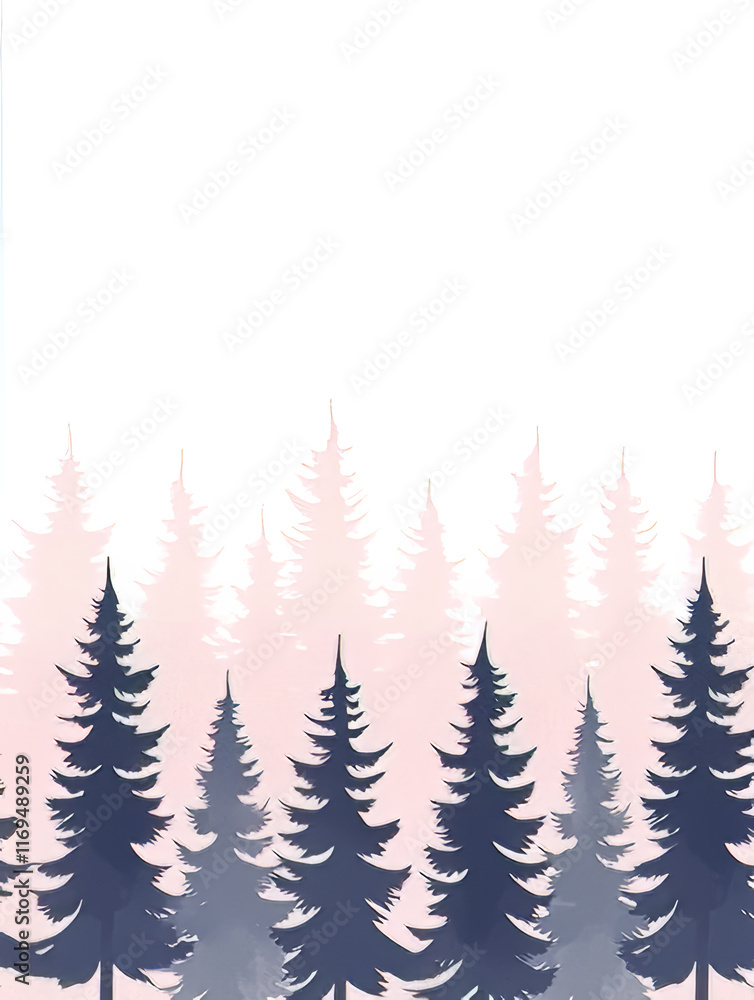 Obraz premium pine tree background, generative AI
