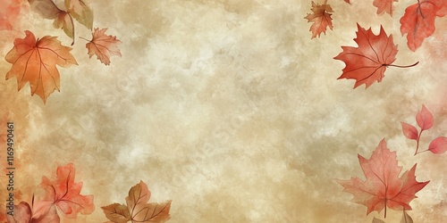 Autumn Leaves Watercolor Ba...