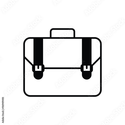 Briefcase vector icon