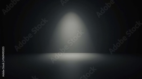 Black background with exposed photo light in the middle.