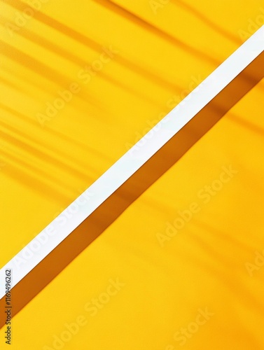 White Stripe on Yellow Back...