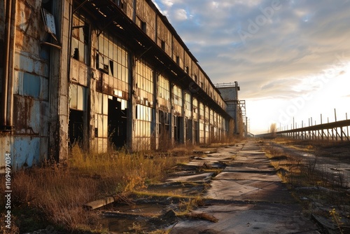 Abandoned Soviet Factory Building in the Russian Backcountry