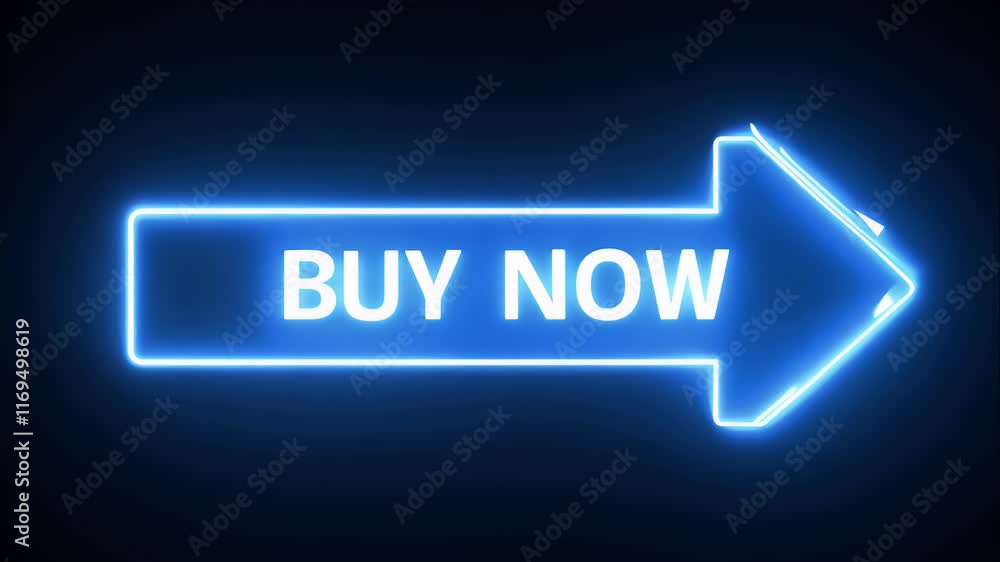 sleek glowing arrow in neon blue pointing towards the bold text 'Buy Now' in white, set against a dark gradient background sleek glowing arrow in neon blue pointing towards the bold text 'Buy Now' in white, set against a dark gradient background