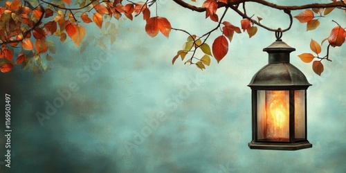 Autumnal Lantern Hanging Fr...