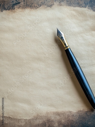 Elegant fountain pen rests ...