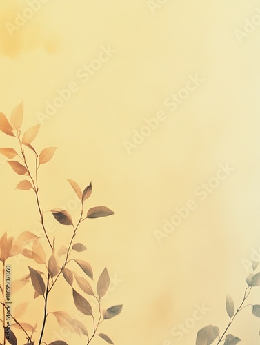 Delicate Branches With Pale...
