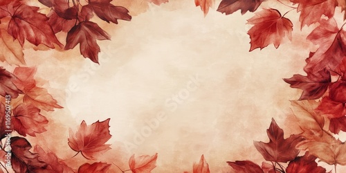 Watercolor Autumn Leaves Fr...