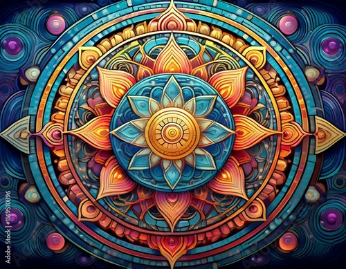 Wallpaper Mural thai style painting on wall Torontodigital.ca