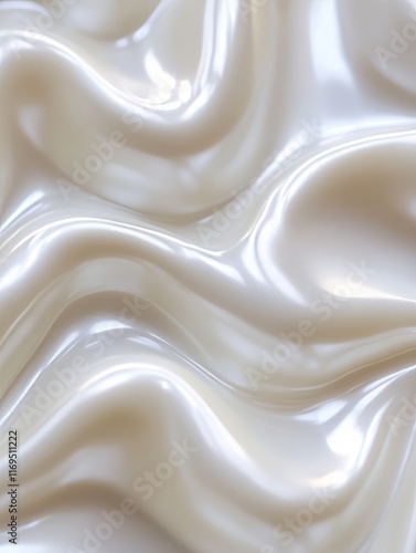 Elegant Draped Cream Colore...