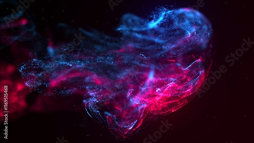 4K Seamless Colorful Gradient Abstract Loop Background with Flowing Shapes and Dynamic Motion