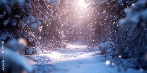Enchanting Winter Snowfall ...