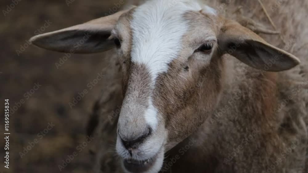 sheep farming, sheep grazing on a farm sheep farming, sheep grazing on a farm