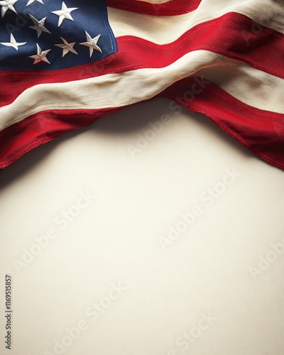 American Flag Fabric Detail