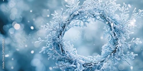 Frosty Winter Wreath Enchan...
