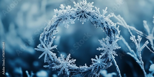 Frosty Winter Wreath of Del...