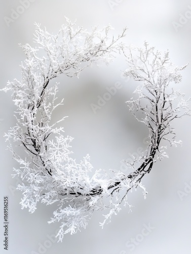 Frosty Branches Form a Wint...