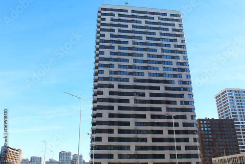 Wallpaper Mural modern new buildings, apartment buildings and offices in the city, skyscrapers Torontodigital.ca