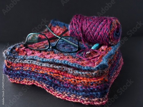 Cranny square crochet crafting