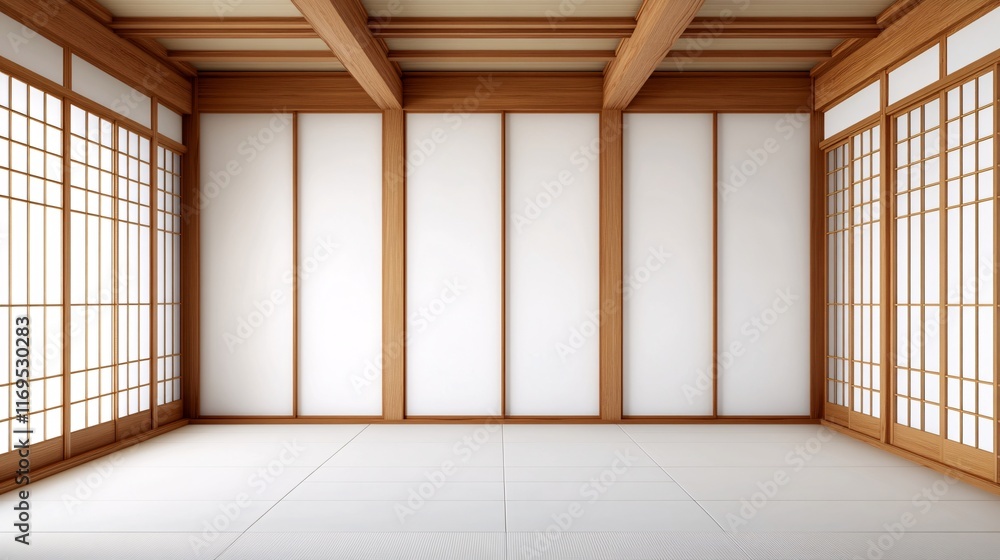 Obraz premium Modern Japanese Interior Design