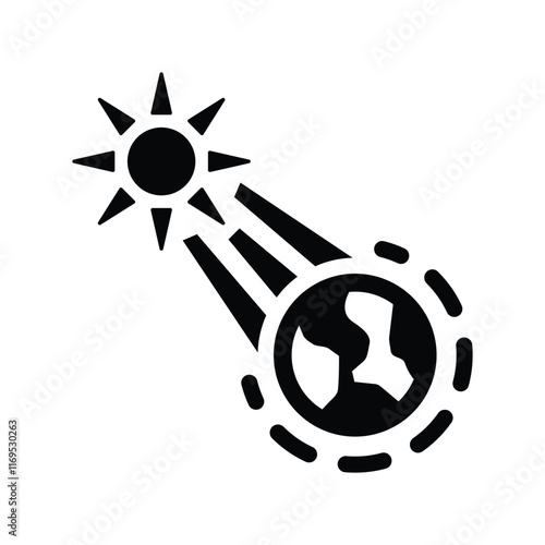 Solar irradiance icon